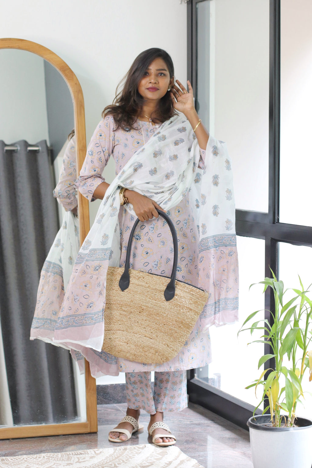 Veena Cotton Suit Set