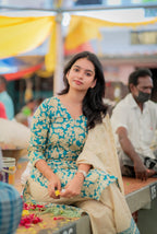 Ahinsha Khadi dupion Suit Set