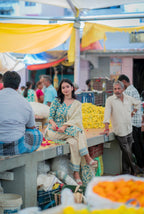 Ahinsha Khadi dupion Suit Set