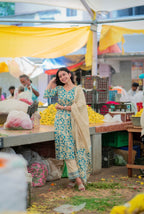 Ahinsha Khadi dupion Suit Set