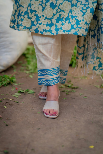 Ahinsha Khadi dupion Suit Set