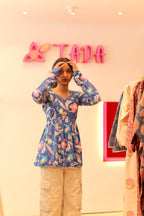 Aiza Handblock cotton tunic