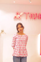Rathi Handblock Cotton Top