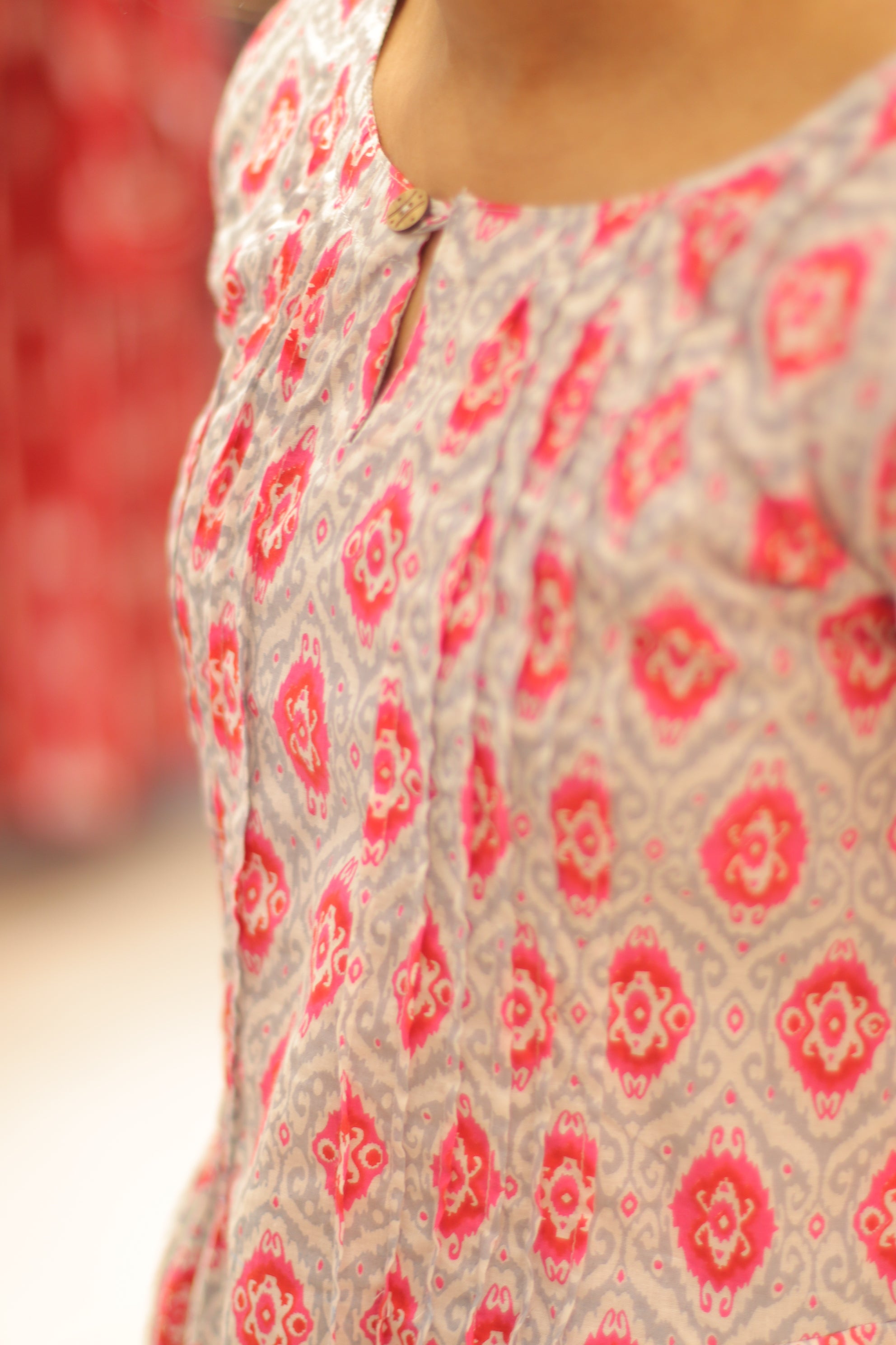 Rathi Handblock Cotton Top