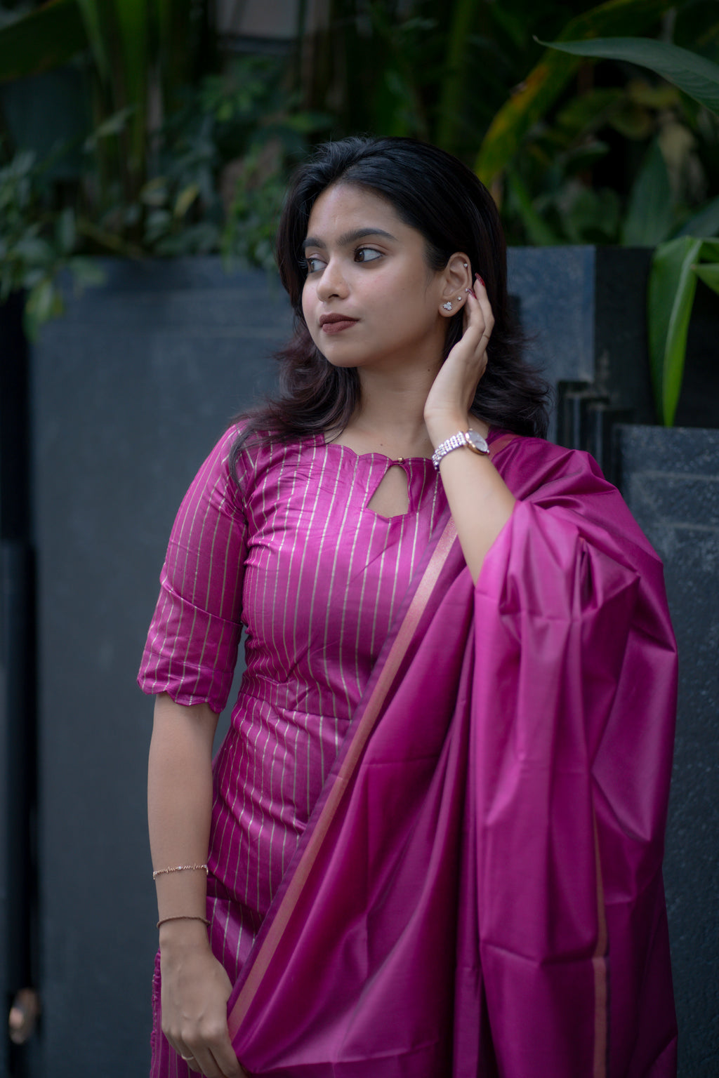 Agalya Vegan silk suit set