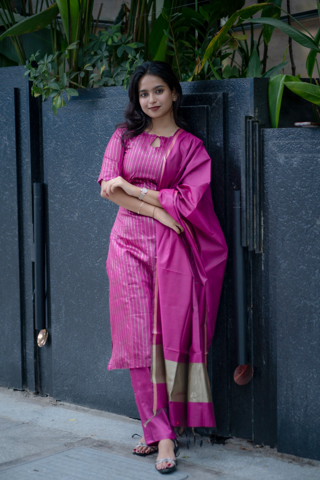 Agalya Vegan silk suit set