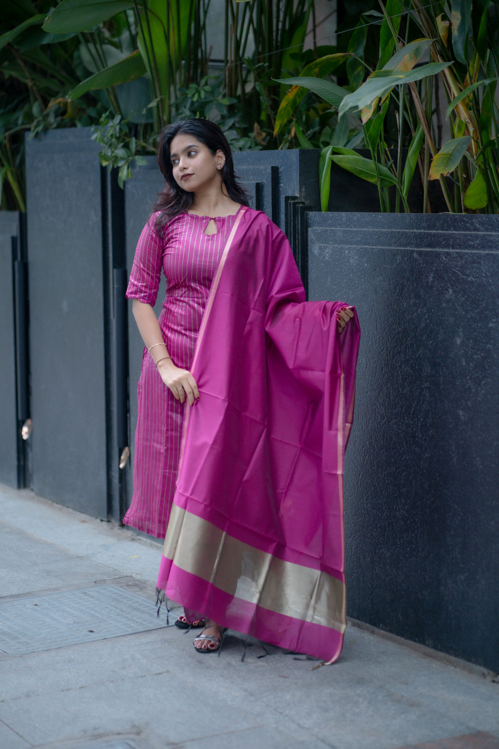 Agalya Vegan silk suit set