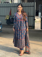 Nagma Anarkali Cotton Suit Set