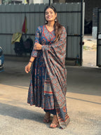 Nagma Anarkali Cotton Suit Set