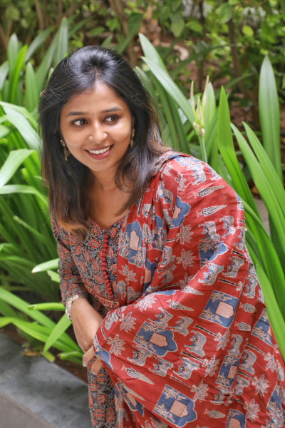 Jhilmil Anarkali Cotton Suit Set