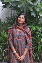 Jhilmil Anarkali Cotton Suit Set