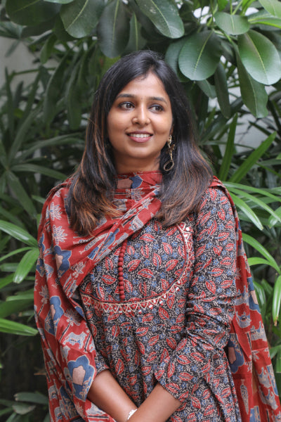 Jhilmil Anarkali Cotton Suit Set