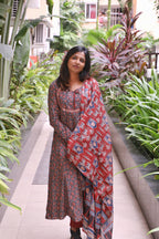 Jhilmil Anarkali Cotton Suit Set