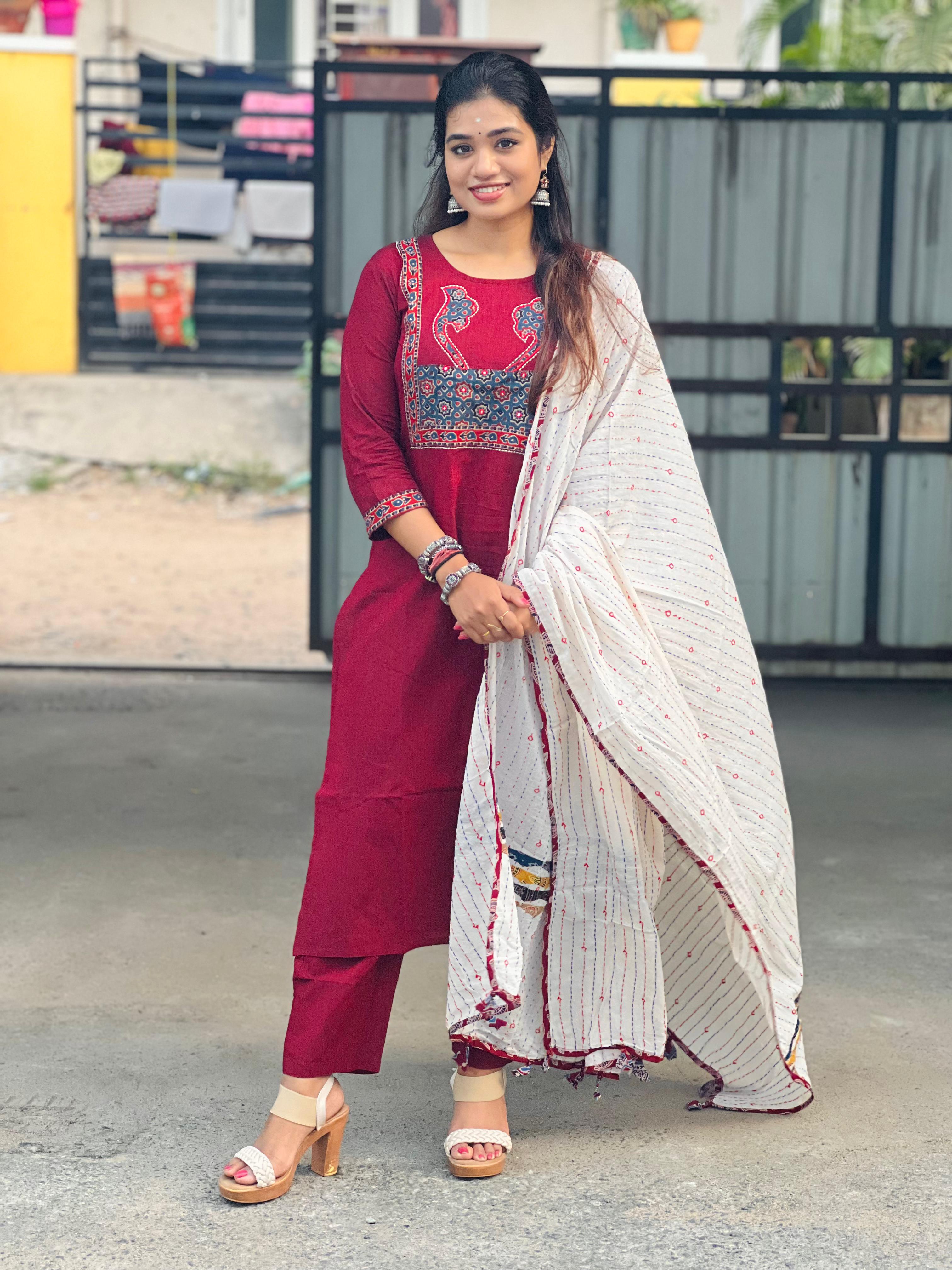 Mayuri Designer Cotton Suit Set