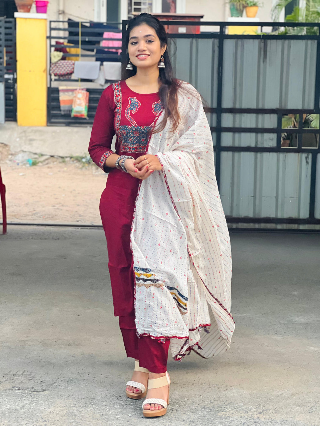 Mayuri Designer Cotton Suit Set