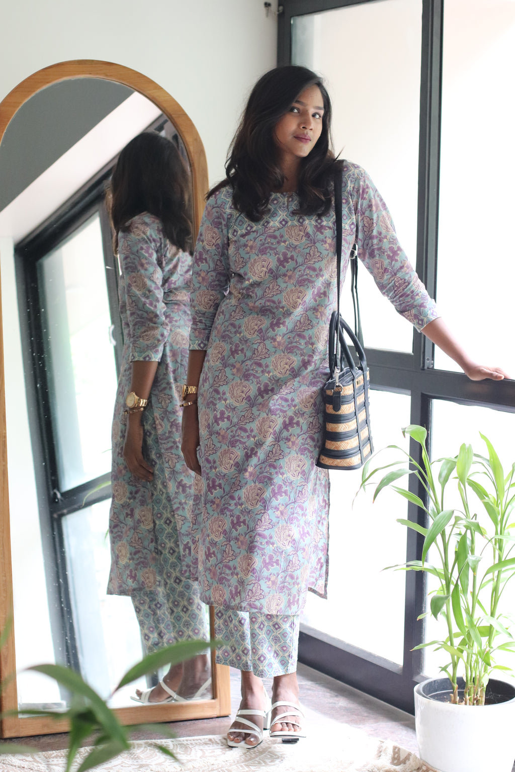 Athinya Cotton kurta & Pant Set