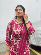 Floral Print Cotton Suit Set