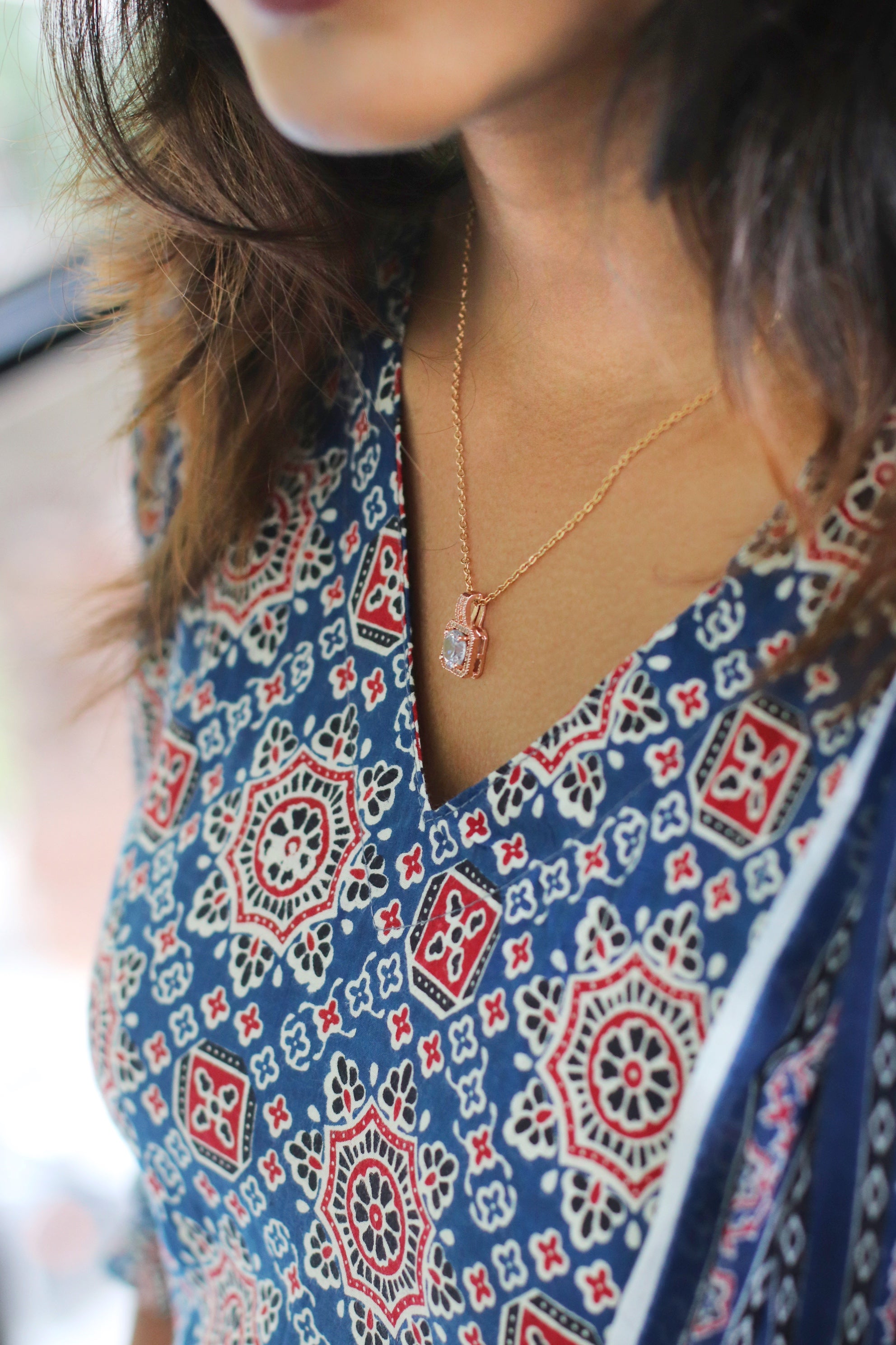 Audrey Cotton Anarkali Set