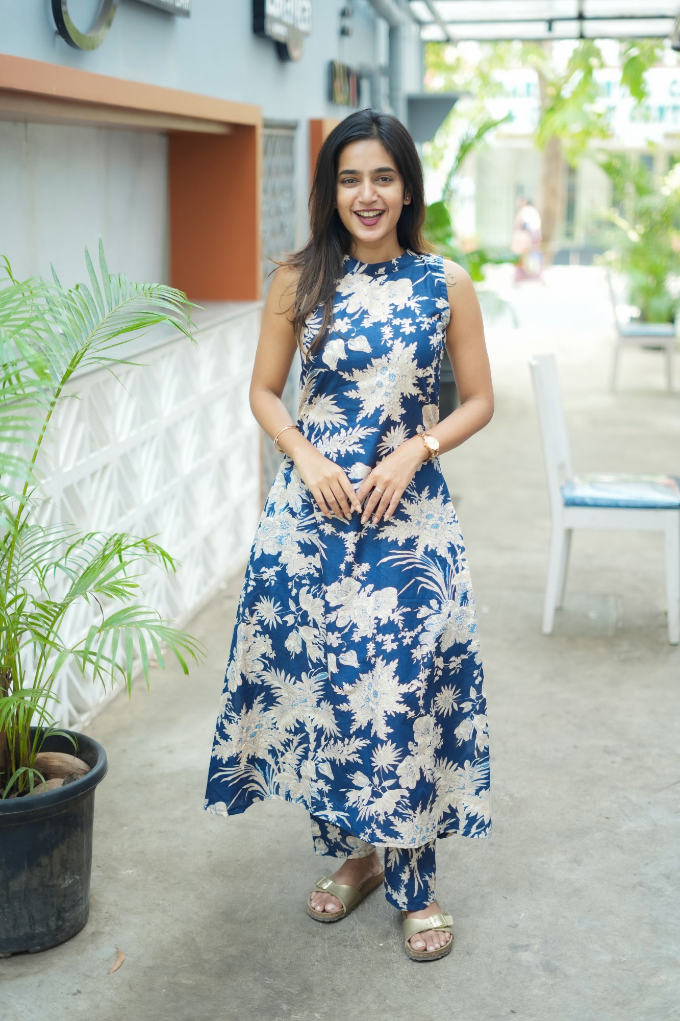 Ahima Cotton Kurta Pant Set