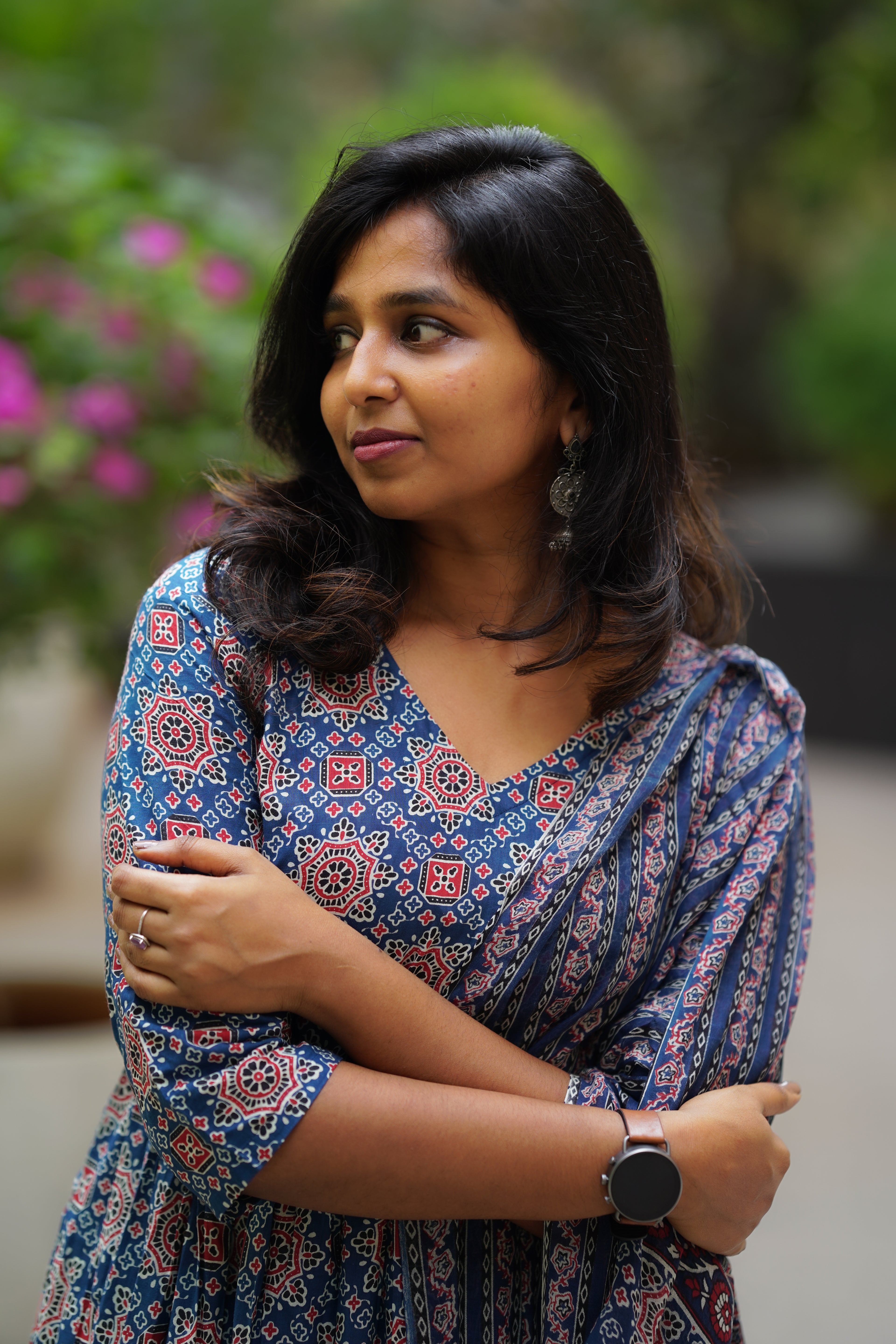 Audrey Cotton Anarkali Set