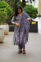 Audrey Cotton Anarkali Set