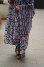 Audrey Cotton Anarkali Set