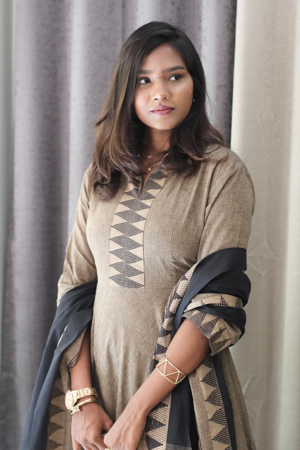 Deekshi Mangalagiri Anarkali set