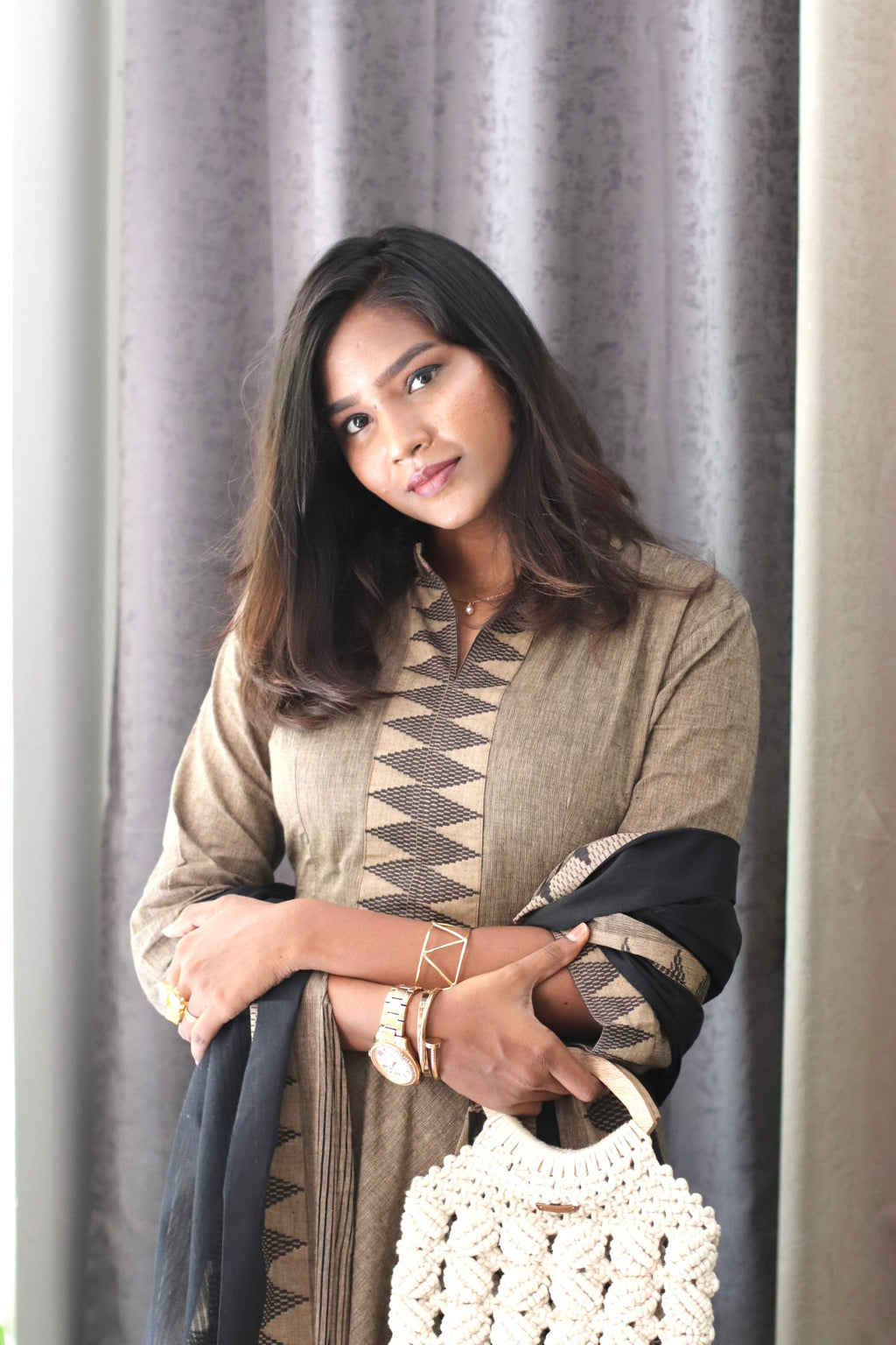 Deekshi Mangalagiri Anarkali set