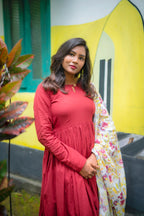 Bailey Cotton Anarkali set