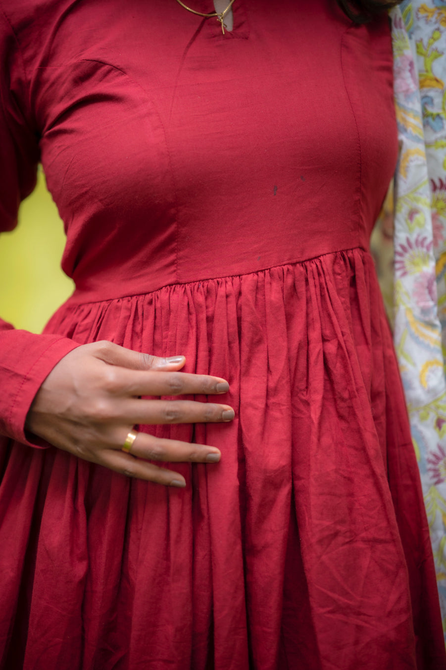 Bailey Cotton Anarkali set