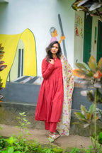 Bailey Cotton Anarkali set