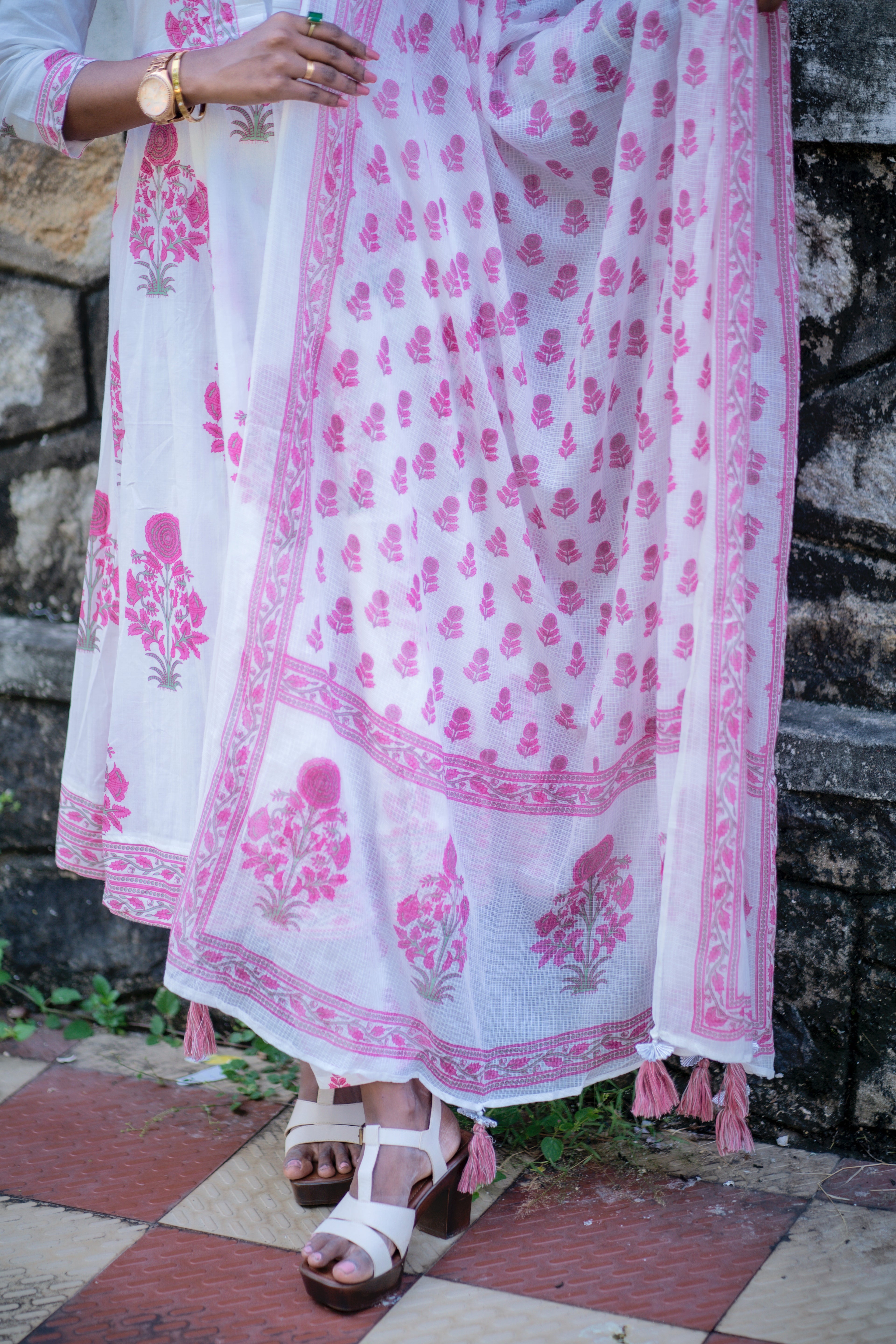 Kripa Cotton Anarkali Set