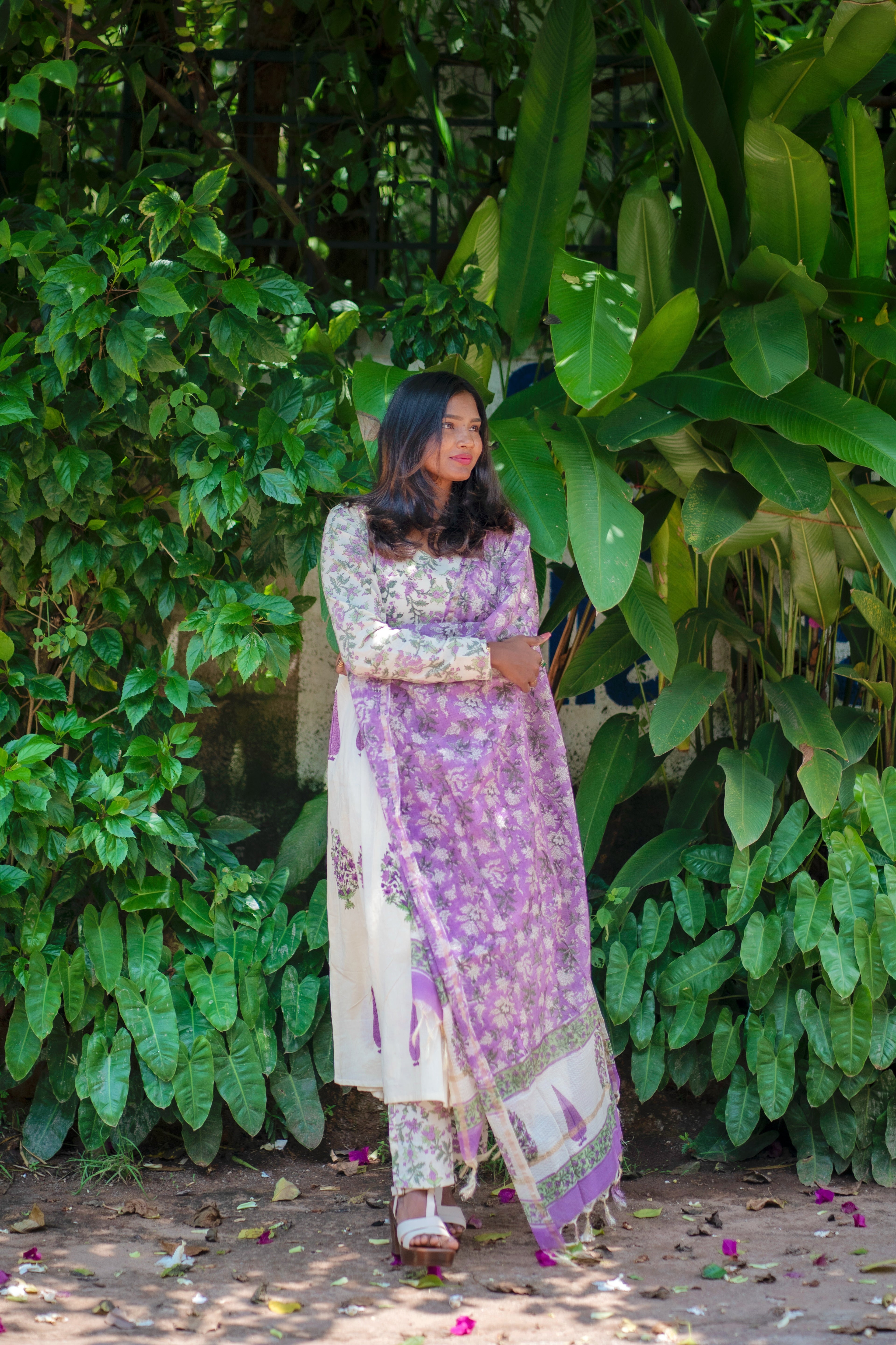 Tanaya Cotton Anarkali Set