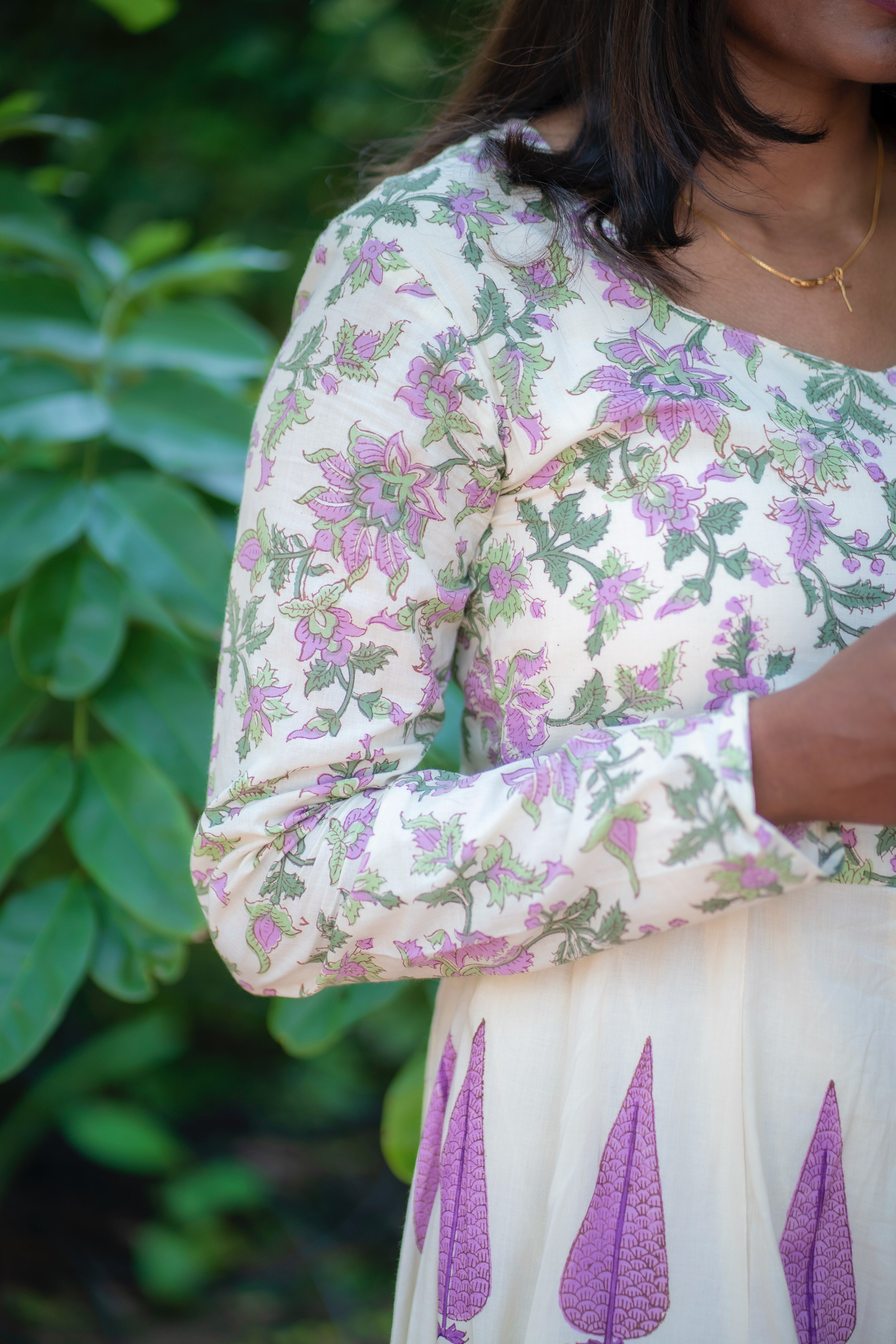 Tanaya Cotton Anarkali Set