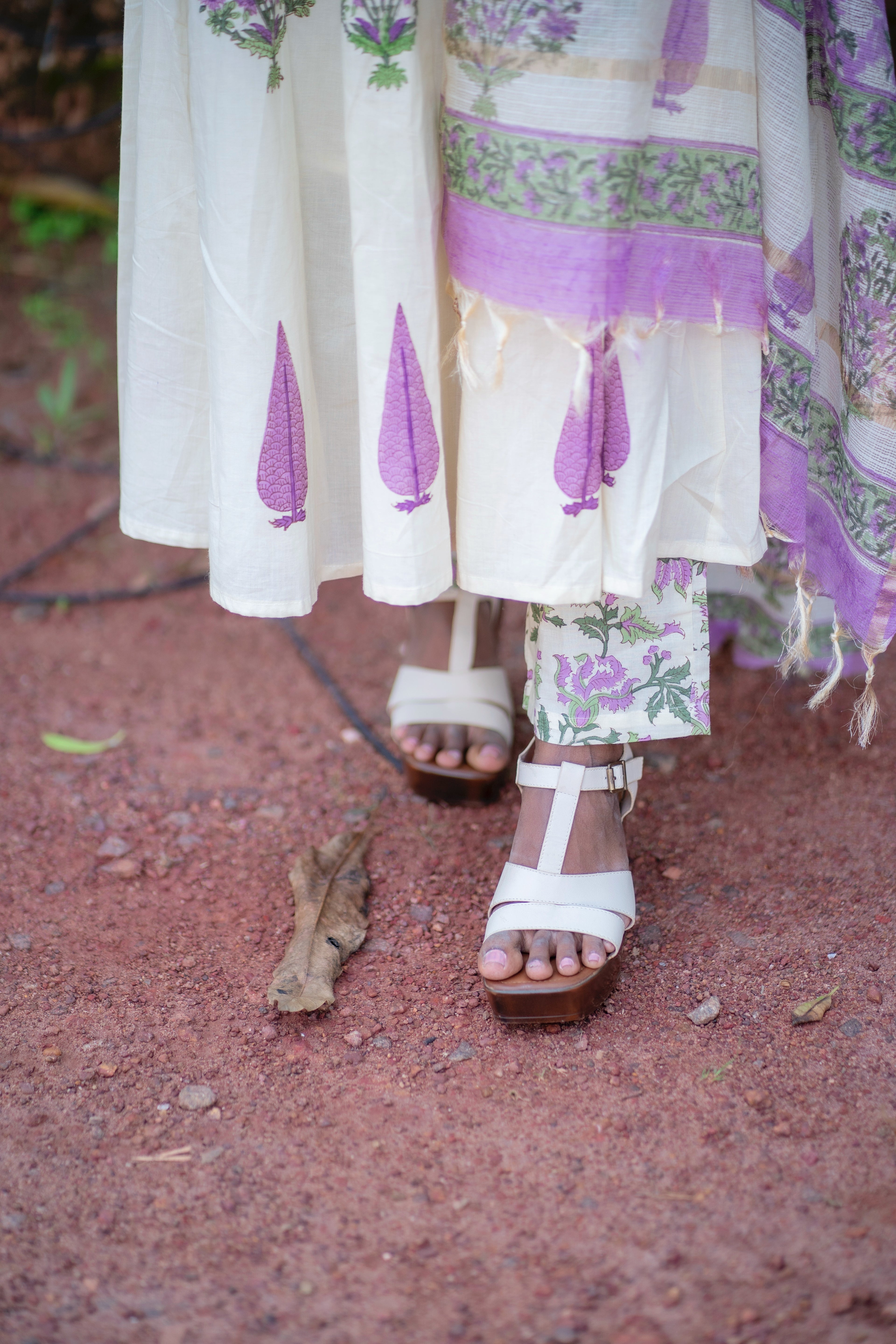 Tanaya Cotton Anarkali Set