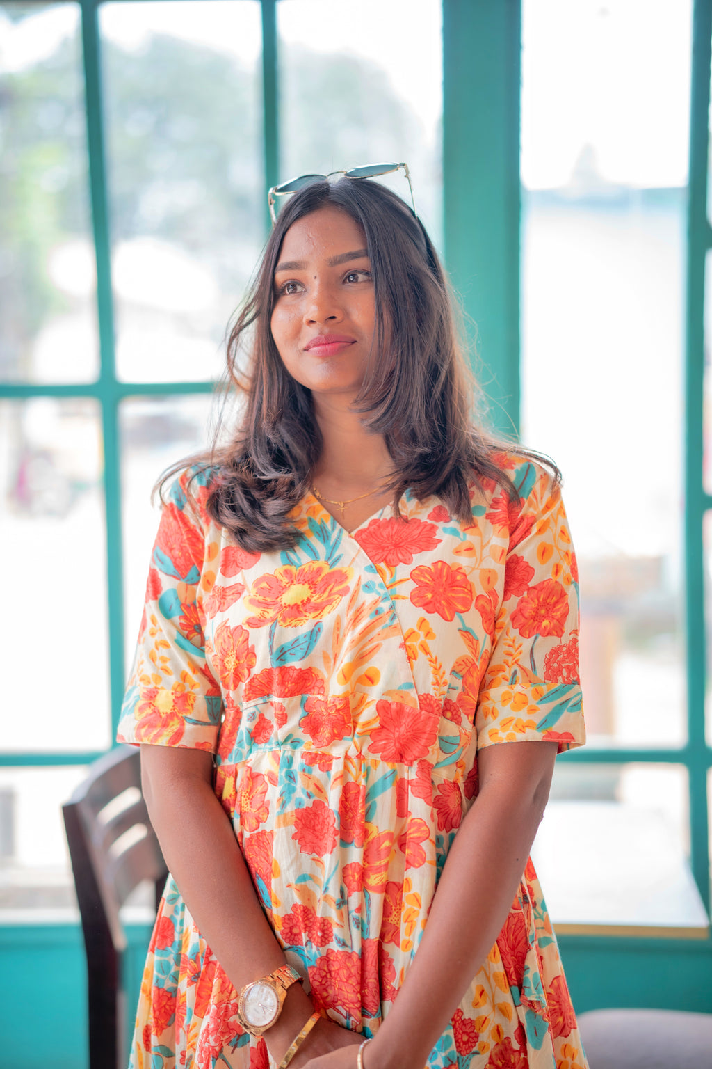 Samriddhi Cotton Hip Tie Dress