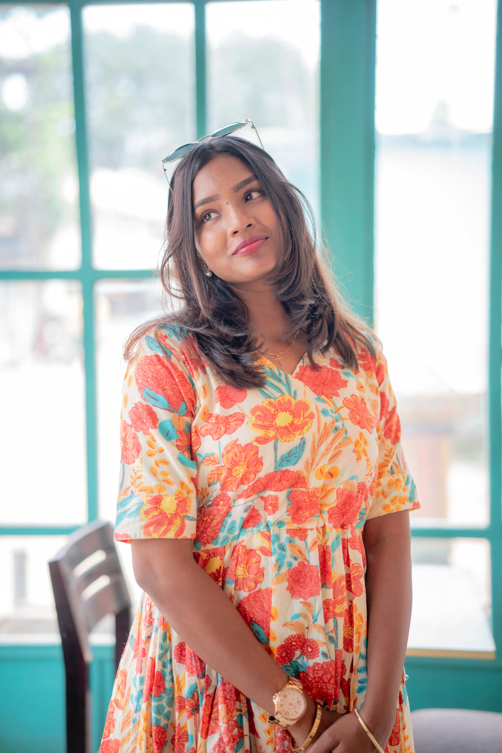 Samriddhi Cotton Hip Tie Dress