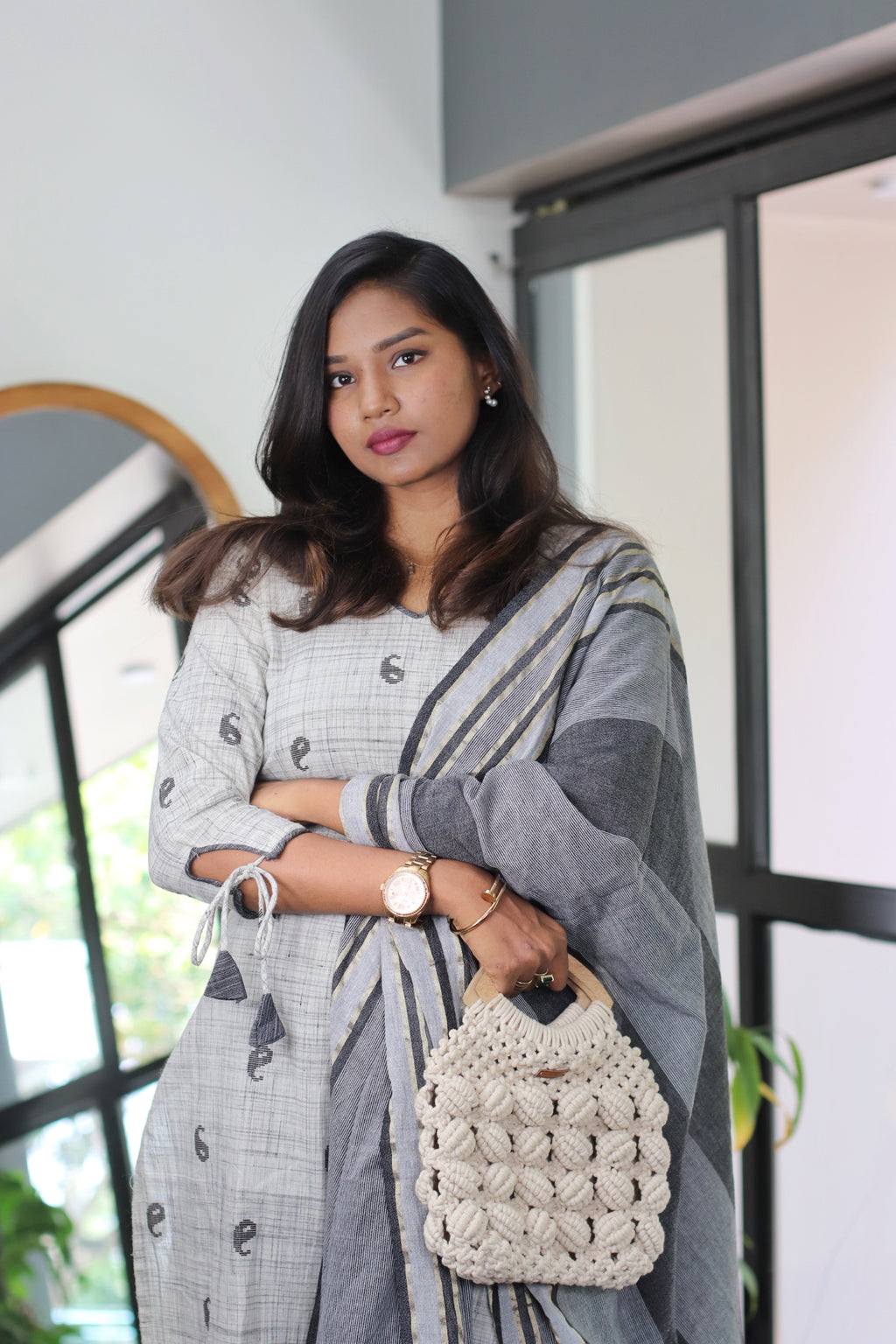 Lithiya Handloom Cotton Suit Set