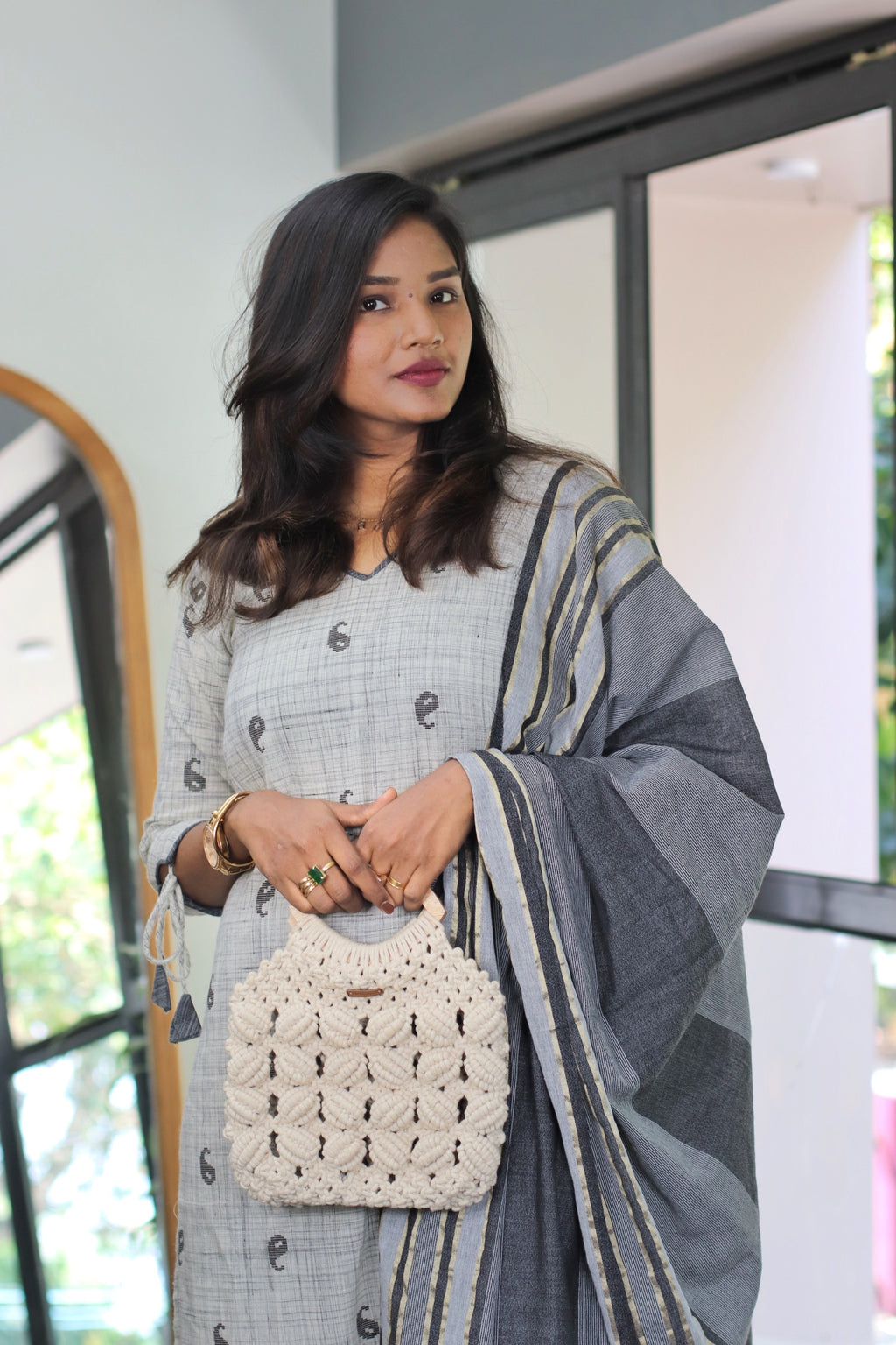 Lithiya Handloom Cotton Suit Set