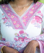 Aishu Cotton Mulmul suit Set