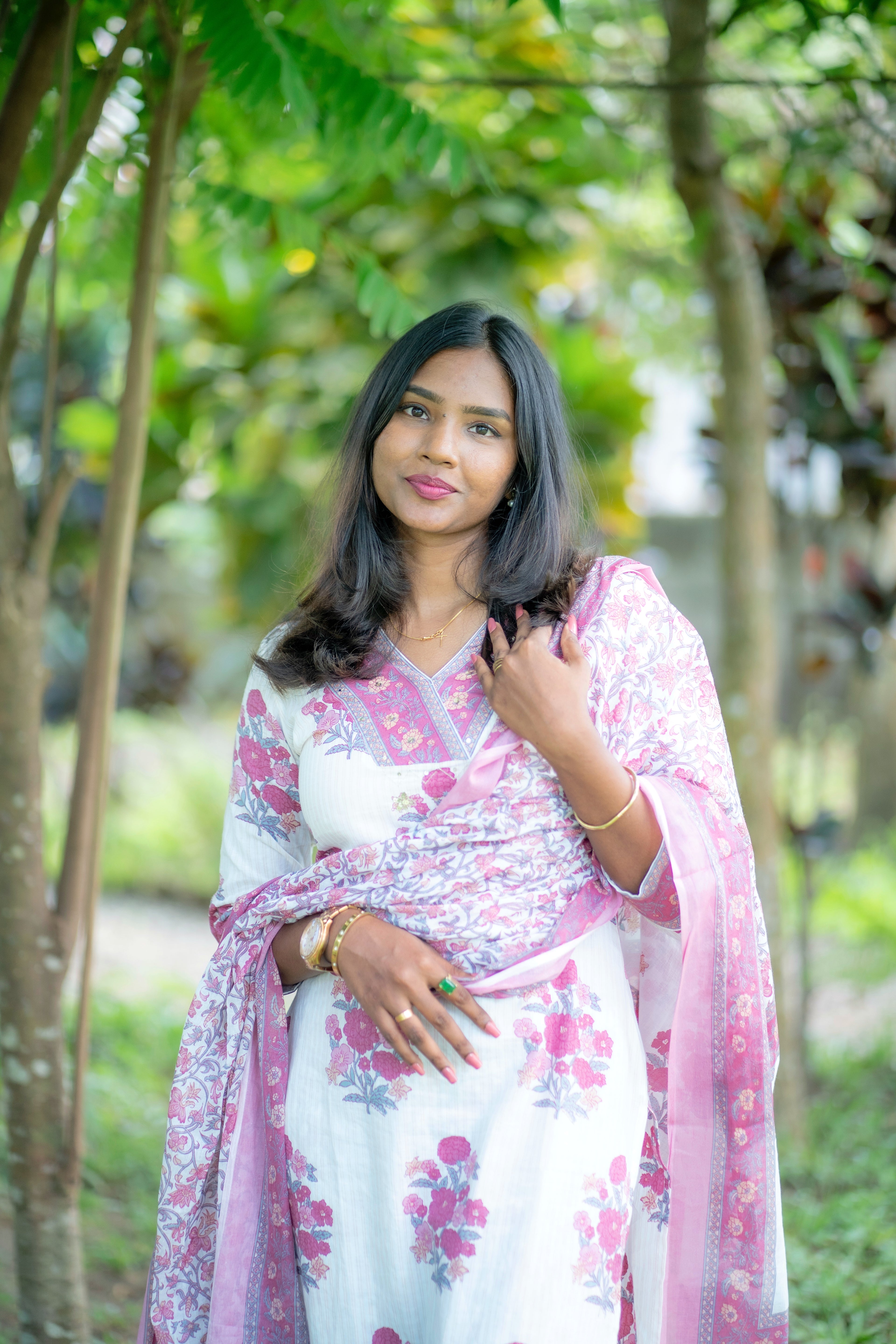 Aishu Cotton Mulmul suit Set