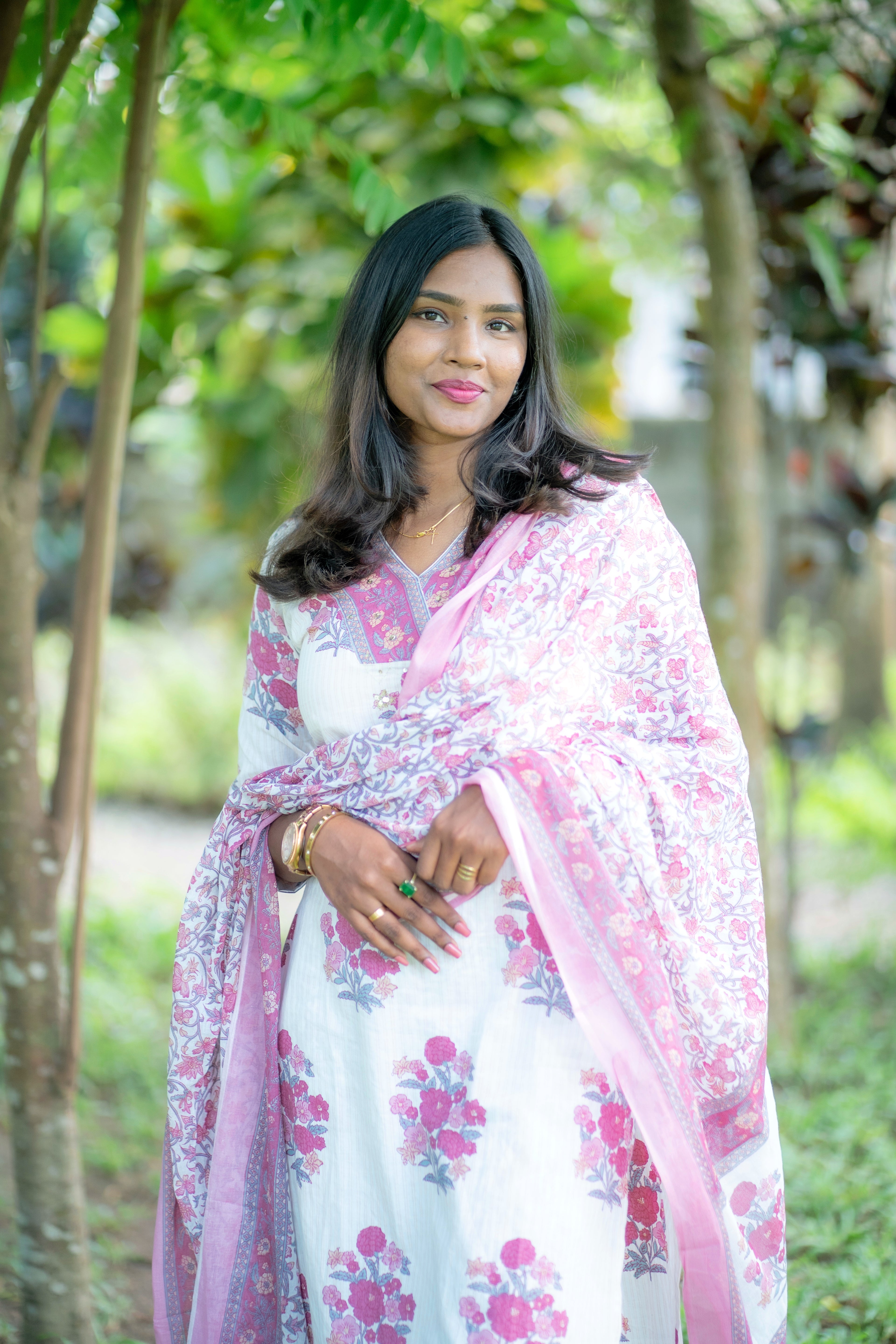 Aishu Cotton Mulmul suit Set