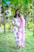 Aishu Cotton Mulmul suit Set