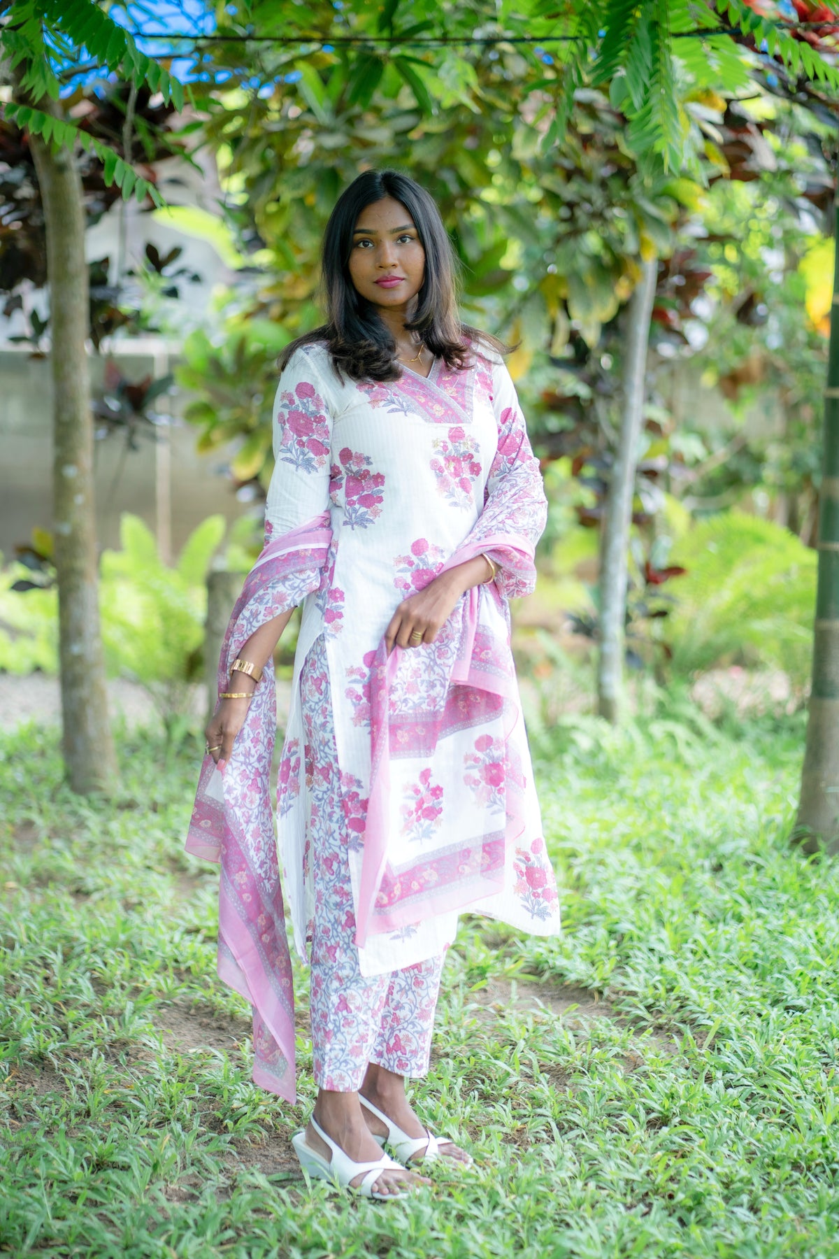 Aishu Cotton Mulmul suit Set