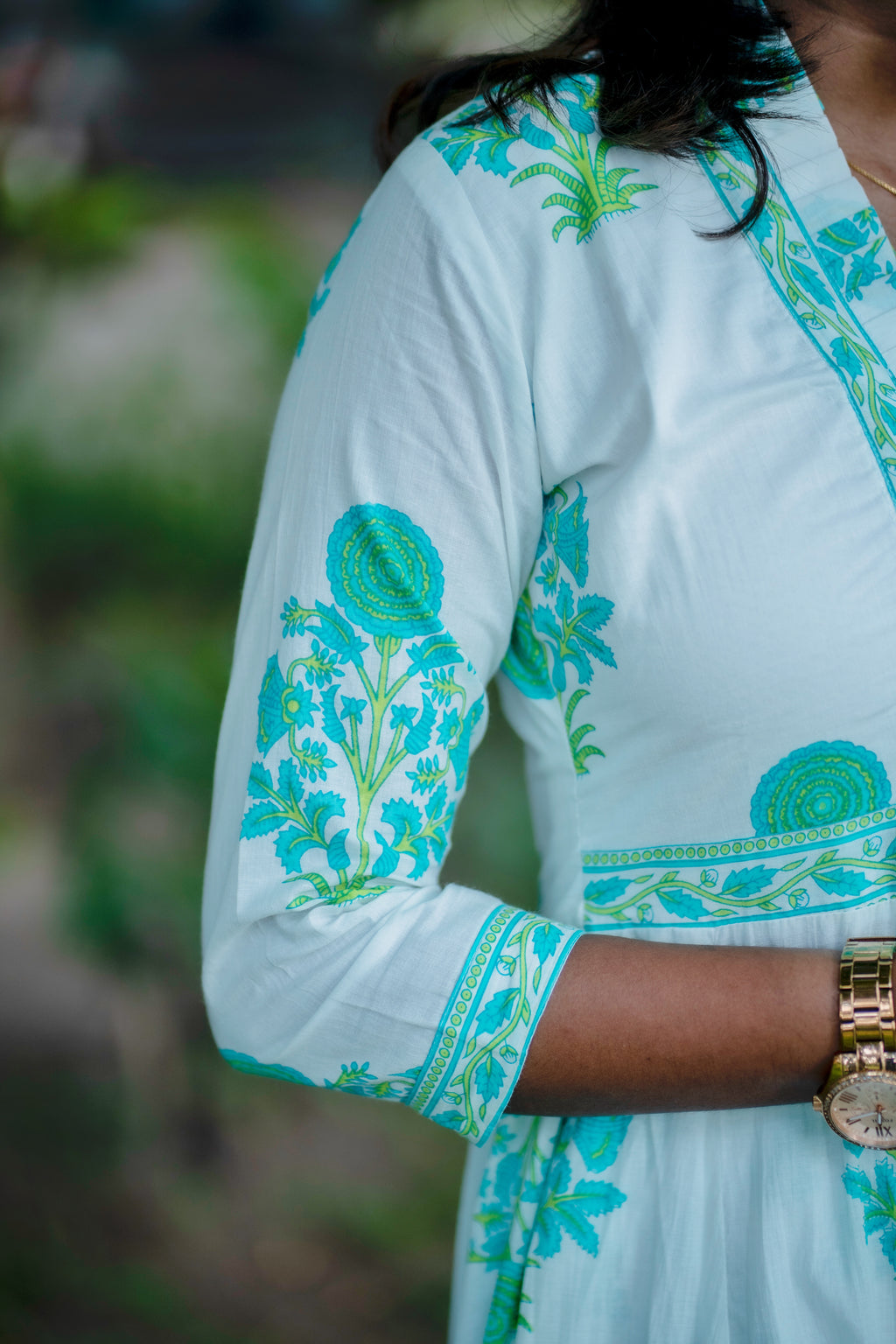 Sudha Cotton Anarkali Set