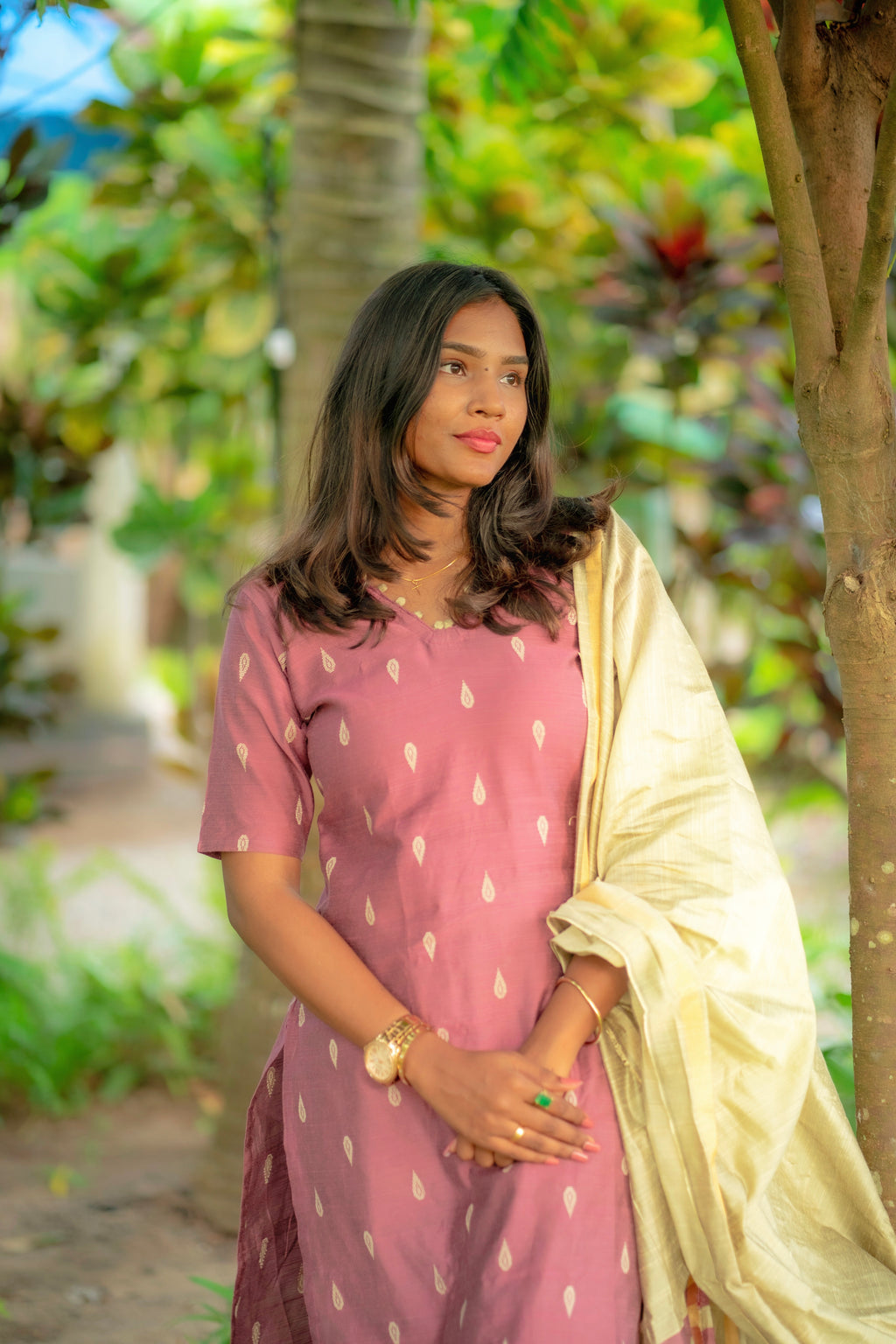 Jeevitha Raw Silk Set