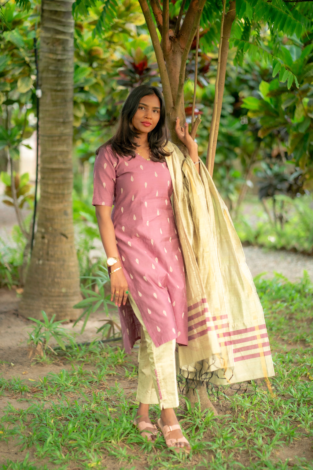 Jeevitha Raw Silk Set