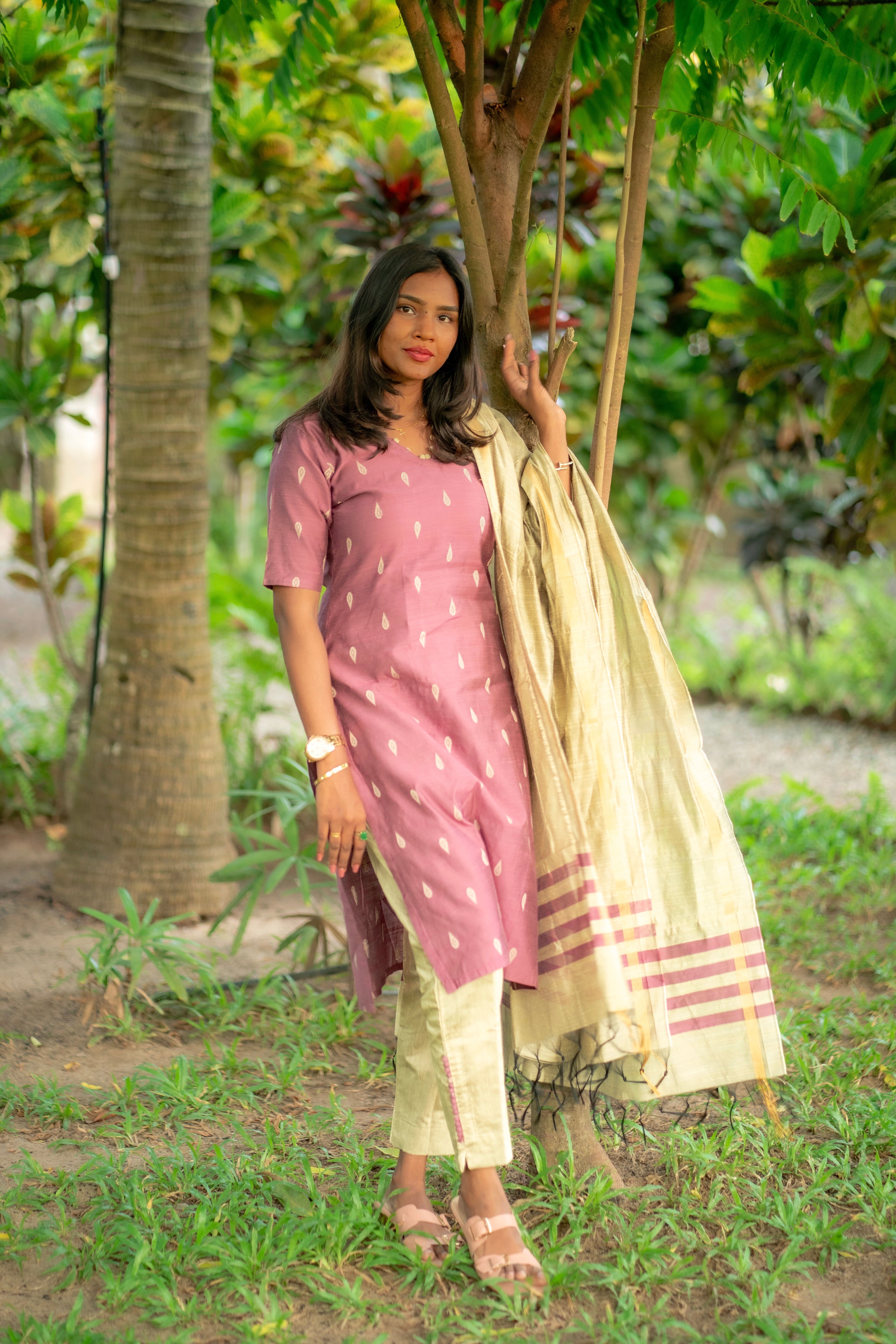 Jeevitha Raw Silk Set
