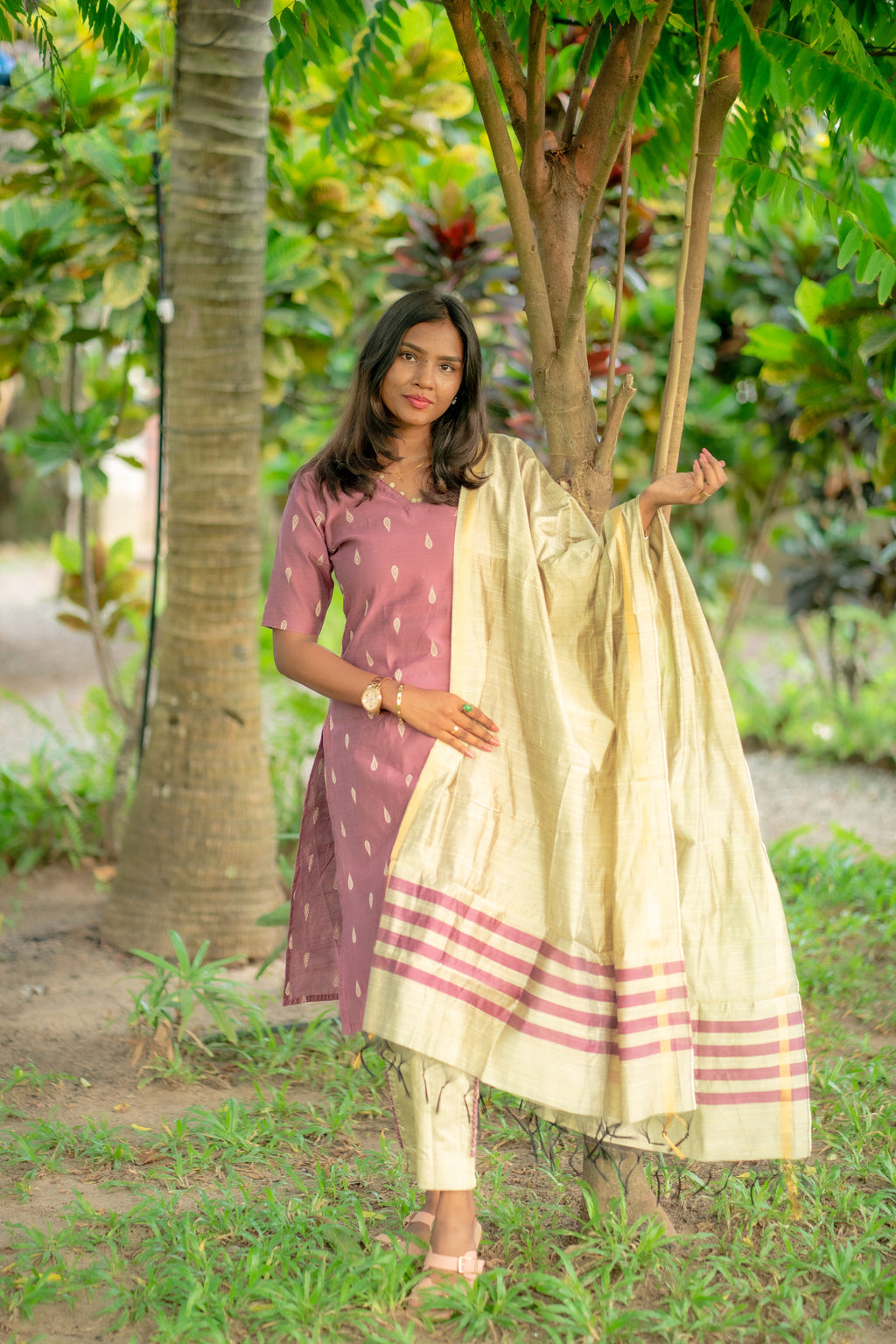 Jeevitha Raw Silk Set