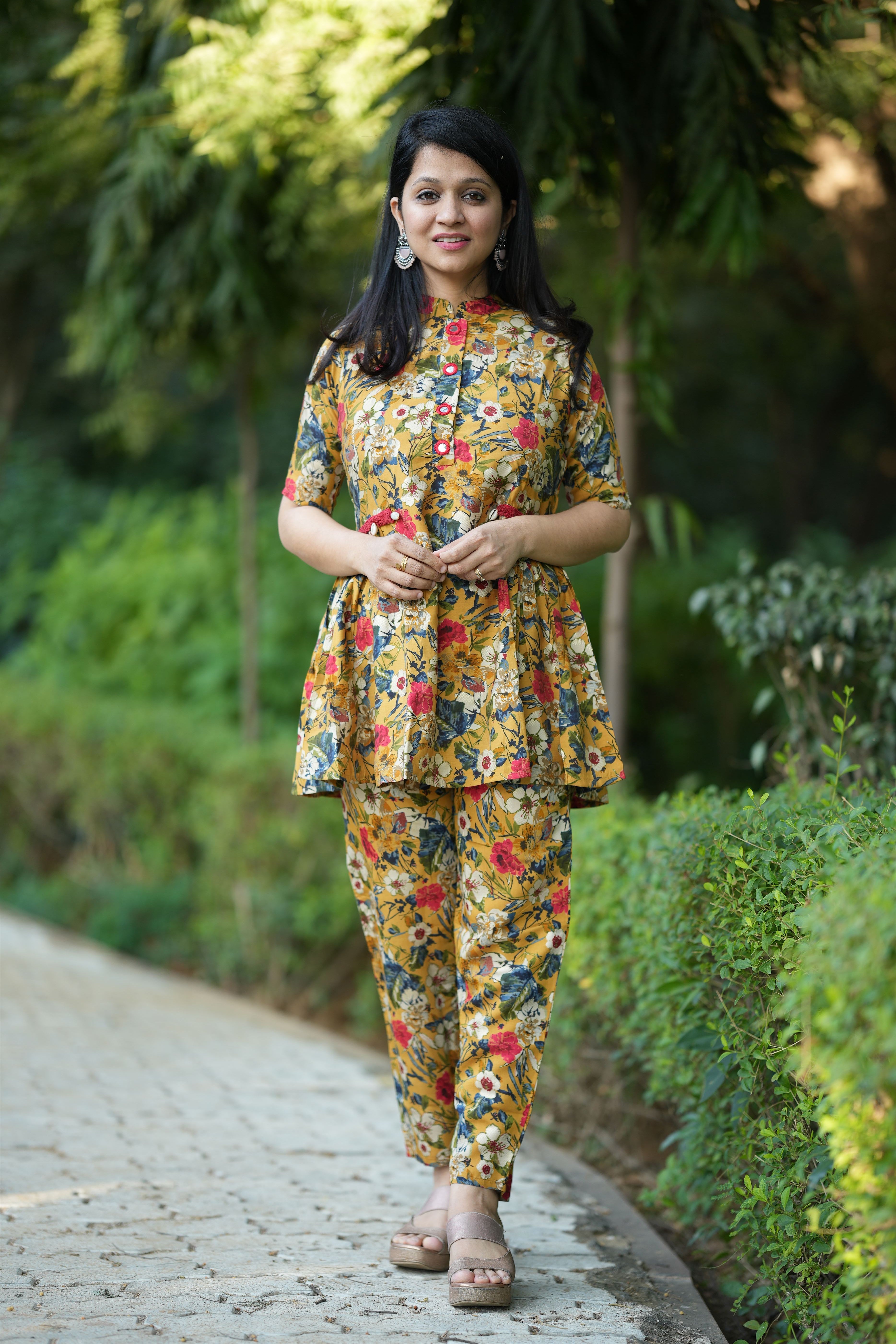 Alpha Muslin Silk Co-ord Set